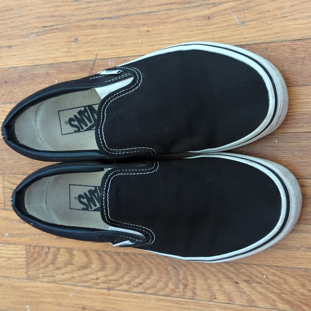 Black Slip on Vans